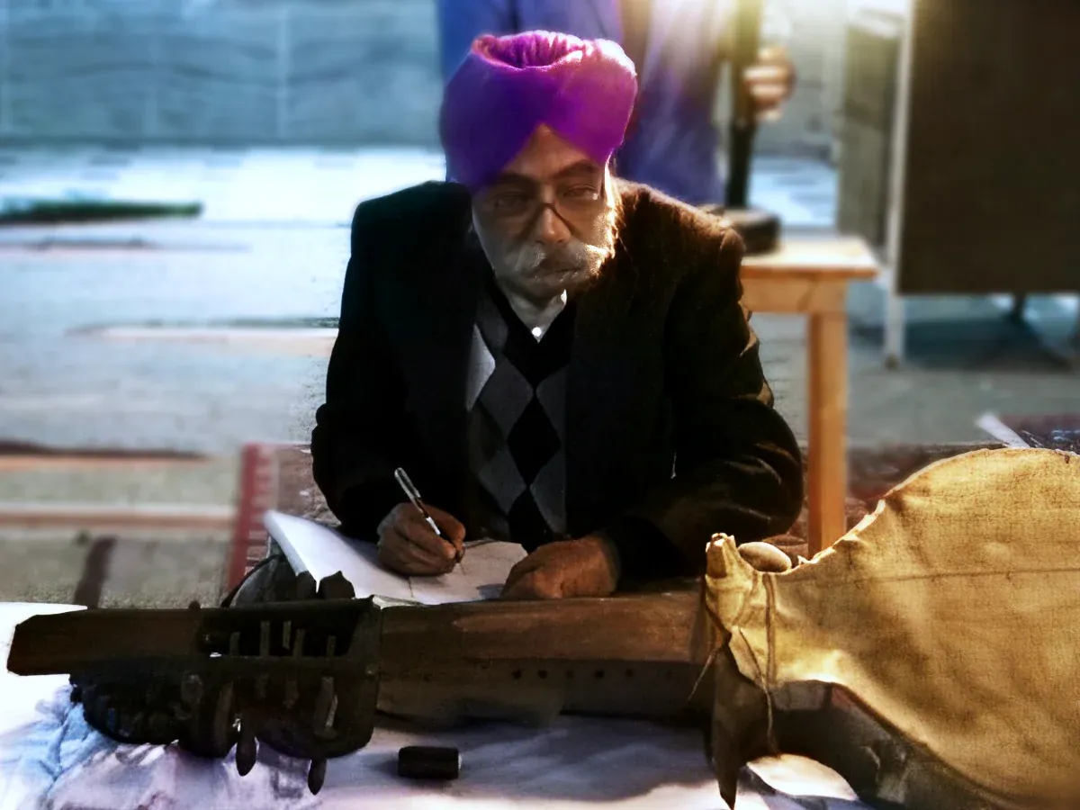 Historic rabab replica work